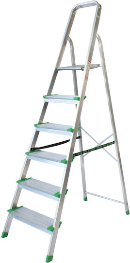 Pankoskal Economy Leiter Aluminium mit 7+1 Stufen 241cm