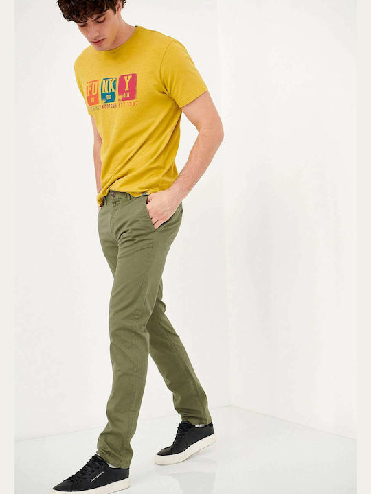 Funky Buddha Trousers Chino Khaki