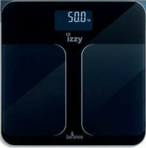 Izzy Balance Digital Bathroom Scale Black