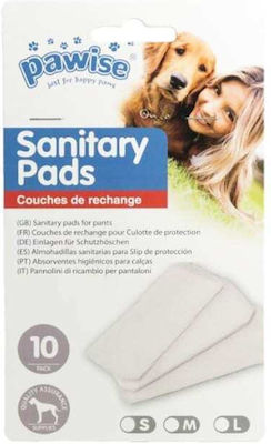 Pawise Sanitary Pads Ανταλλακτικά Πανάκια για Βρακάκια Small 10τμχ