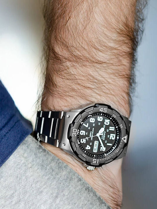 Casio Ceas cu Baterie cu Brățară din Metal Casio Ceas cu Baterie cu Brățară din Metal
