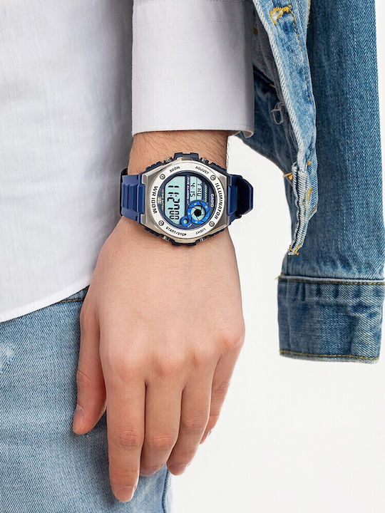 Casio Casio Edifice Ρολόι Μπαταρίας με Καουτσούκ Λουράκι