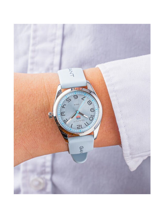 Gant Watch Battery with Blue Rubber Strap