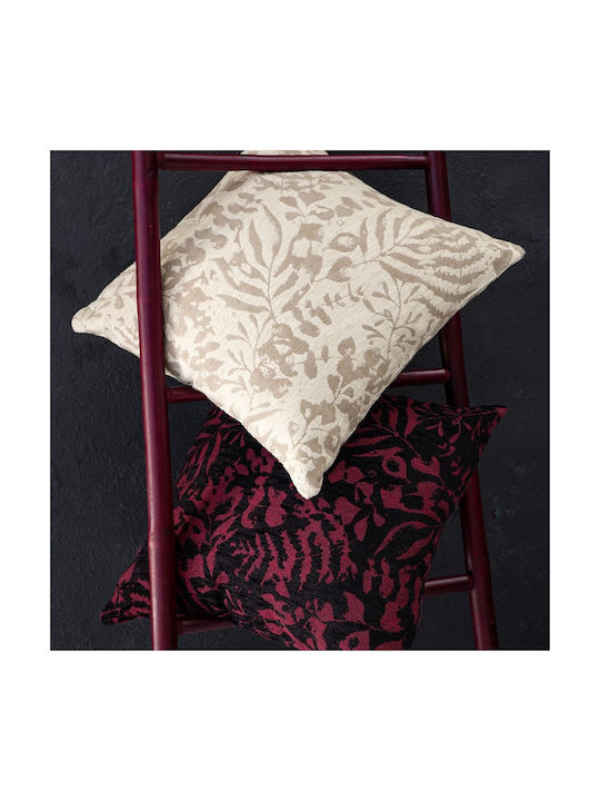 Nima Μαξιλάρι Καναπέ Dusk Ruby Red 45x45εκ.