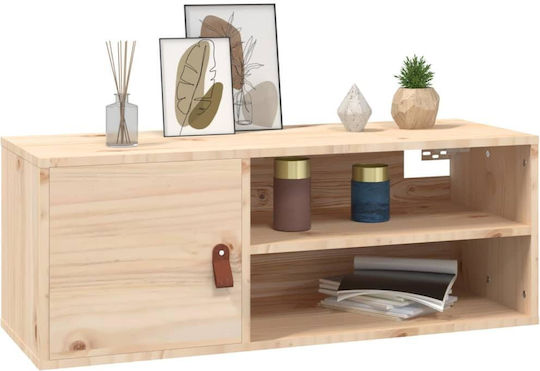 Dulap Pandantiv Pentru Sufragerie Din Lemn Masiv Natural 80x30x30cm