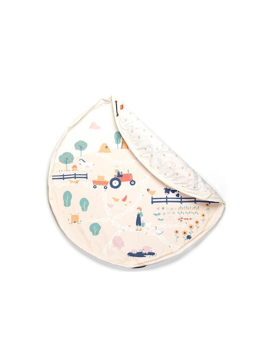 Play&go Saltea de Joacă pentru Copii din Țesătură Bej 140cm 1buc