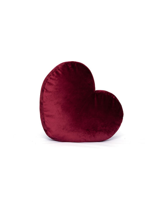 Palamaiki Sofa Cushion VF806 from Velvet Burgundy Bordeaux 45x38cm.