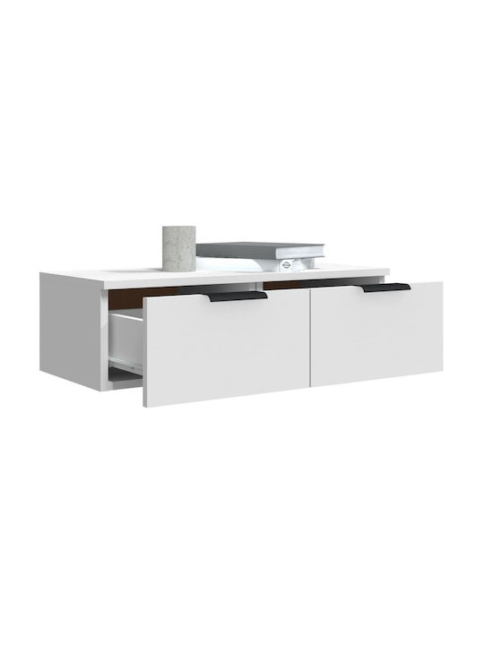 White TV Stand L68xD30xH20cm
