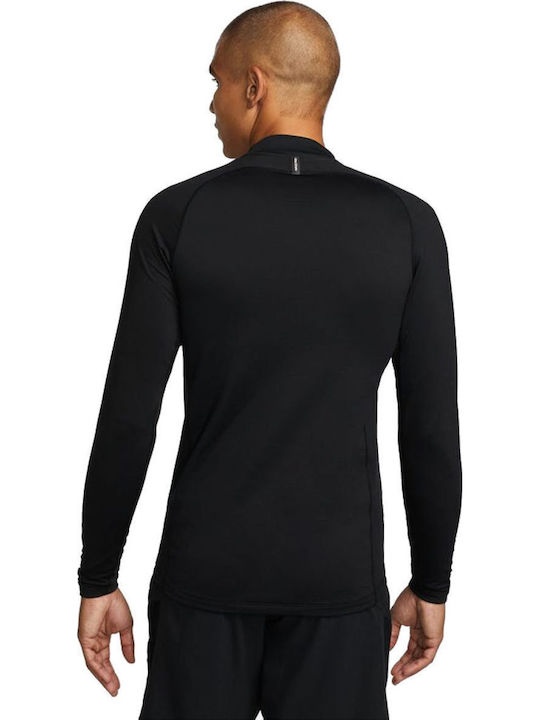 Nike Sleeve Mock Neck Training Black