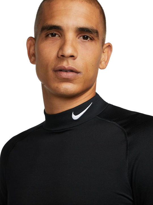 Nike Sleeve Mock Neck Training Black