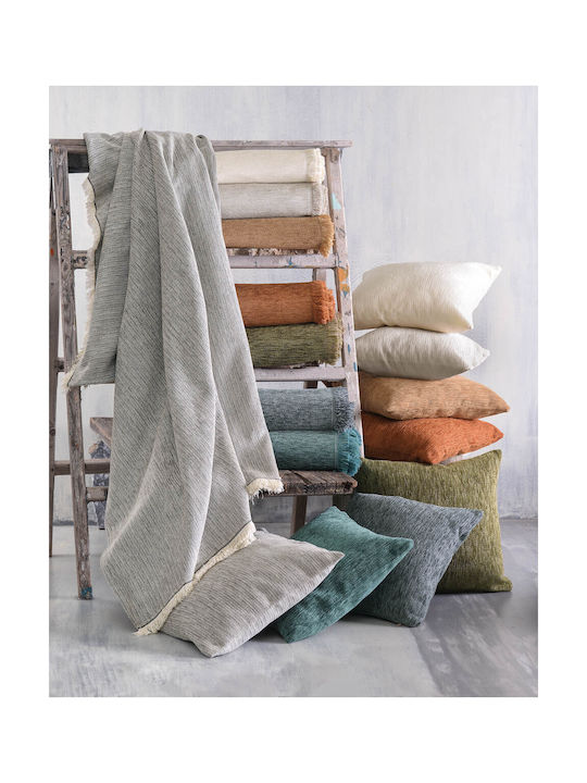 Rythmos Decorative Pillow Case Essie Ochre 40x40cm