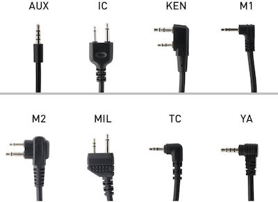 Earmor PTT-Schalter für Kenwood/Baofeng Gehörschützer