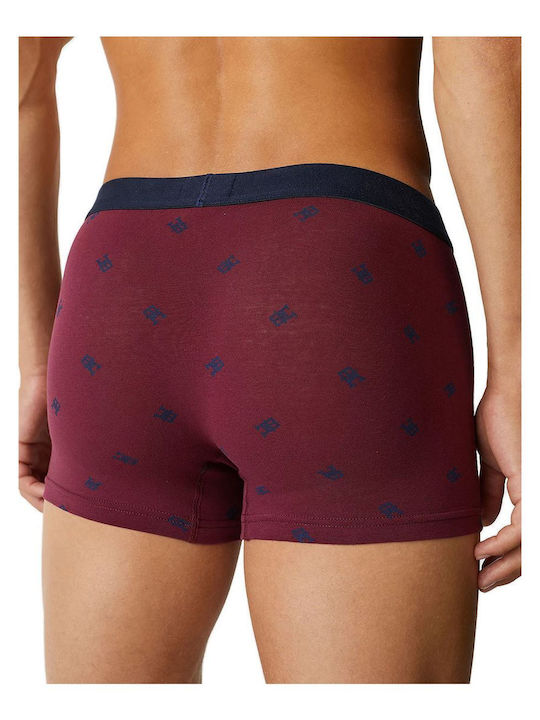 Slipuri pentru bărbați Burgundy 1Pachet