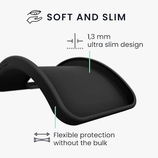 KWmobile Back Cover Silicon 1.3mm Negru (Motorola Moto G42)