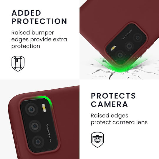 KWmobile Back Cover Silicon 1.3mm Bordeaux Violet (Motorola Moto G42)