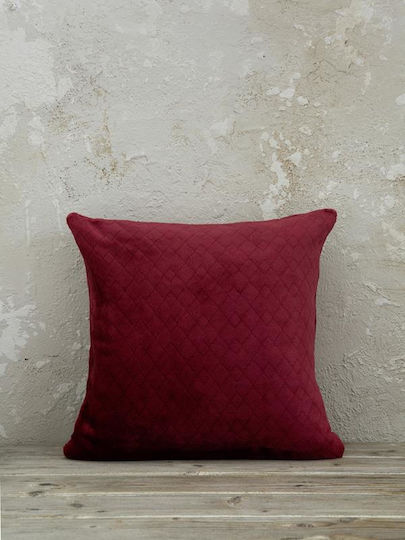 Kocoon Cosy Sofa Throw 2 Seater Jacquard 180x250cm Burgundy