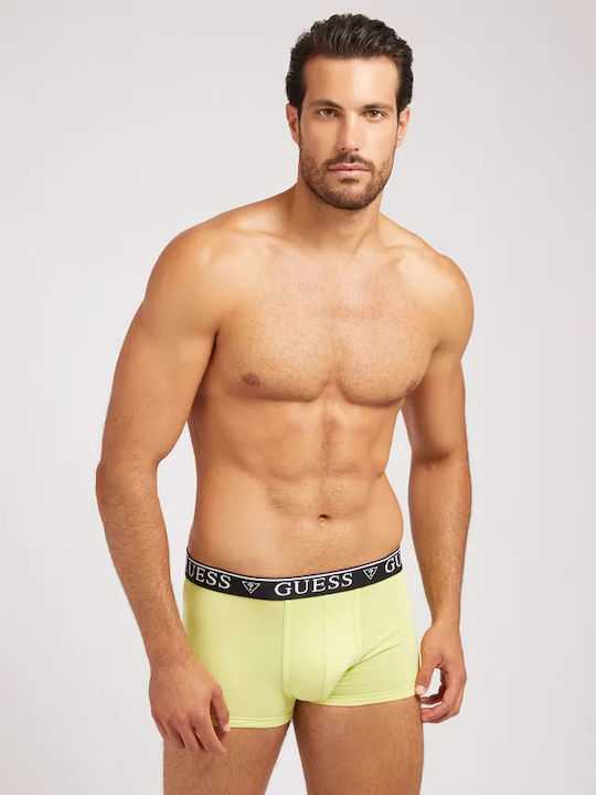 Ανδρικά Μποξεράκια White/Black/Grey/Blue/Yellow με Σχέδια 5Pack