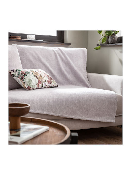 Gofis Home 421 Ριχτάρι Πολυθρόνας Chenille 180x180εκ. 20 Lilac 2007421120223