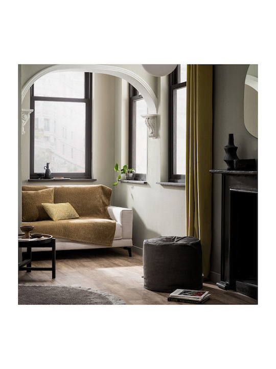 Gofis Home 421 Ριχτάρι Διθέσιου Καναπέ Βελουτέ 180x250εκ. 37 Gold Green 2007421237228