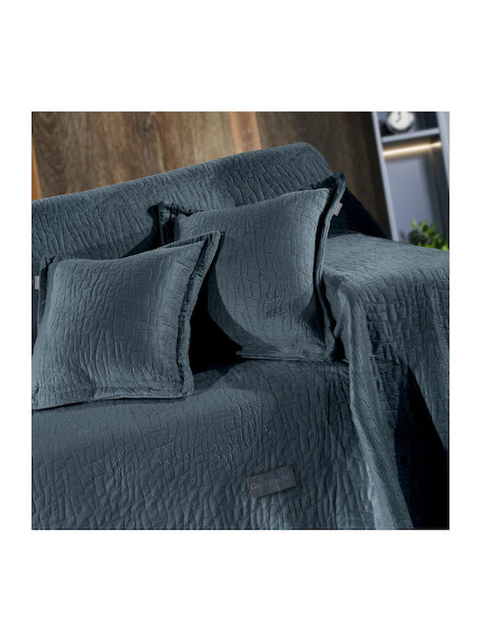 Guy Laroche Avon Ριχτάρι Τριθέσιου Καναπέ Βελουτέ 170x300εκ. Emerald με Μαξιλαροθήκη 1133086222030