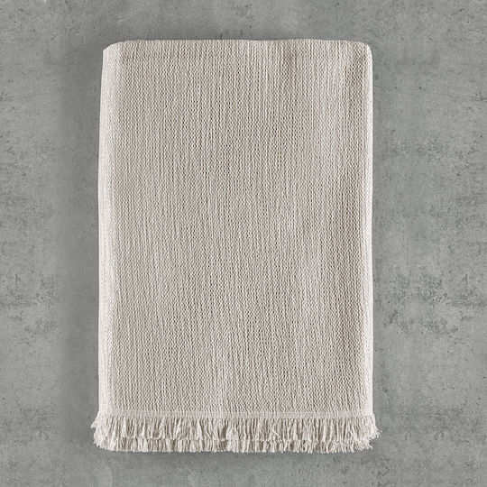 Rythmos Essie Four-Seater Sofa Throw 2 Sides Chenille 180x330cm Beige