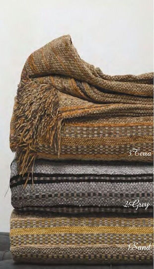 Palamaiki Jum Armchair Throw Chenille 180x180cm Gray