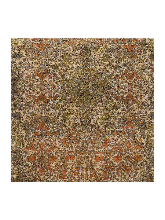 Cotone Jeremy Ριχτάρι Τριθέσιου Καναπέ Στόφα 185x280εκ. Κεραμιδί 88280