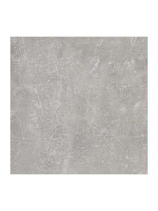 Living Room Display Cabinet Made of Particle Board with Windowed Grey Concrete Effect 69.5x34x90cm