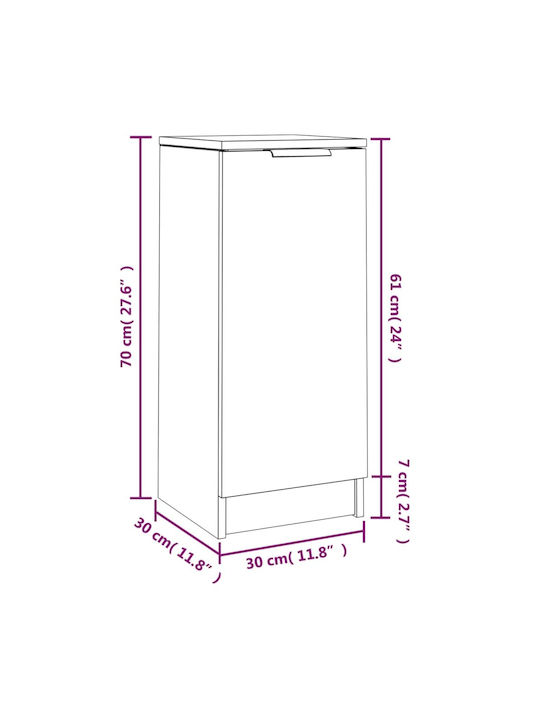 Boden-Kabinett Sonoma 30x30x70cm