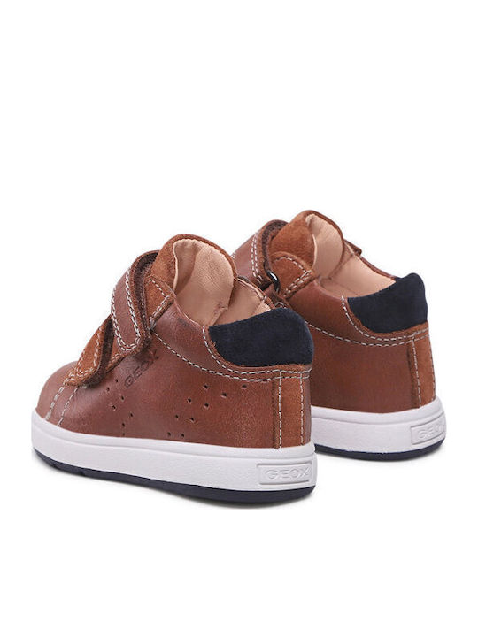 B Biglia Kids Sneakers Anatomic with Scratch Brown