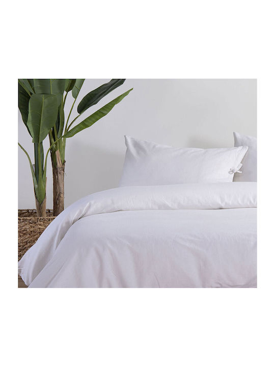 Nef-Nef Homeware Duvet Cover Queen 220x240 Ecru Ecru