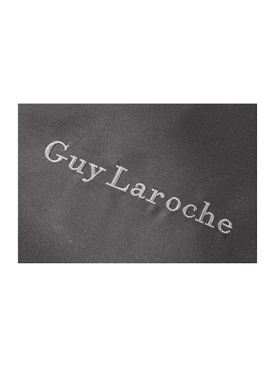 Guy Laroche Bettbezug-Set Baumwollsatin King Size mit 2 Kissenbezügen 260x260 Blend Anthracite