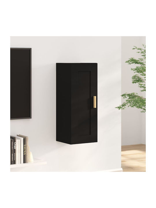 Cabinet Wall Black 35x34x90cm