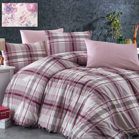 Dimcol Плик за Завивка Кинг Сайз 220x240 Екави 422 Mauve