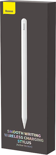 Baseus Smooth Writing Active Stylus Digital with Palm Rejection for iPad in White color SXBC020002