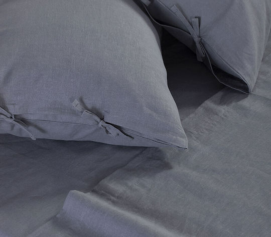 Nef-Nef Homeware Duvet Cover Cotton Queen 220x240 Grey Grey