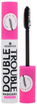 Essence Double Trouble Mascara για Μήκος Extra Black 12ml