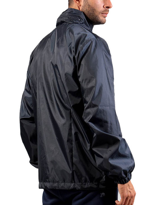 Rain Basico Jacket Waterproof and Windproof Blue