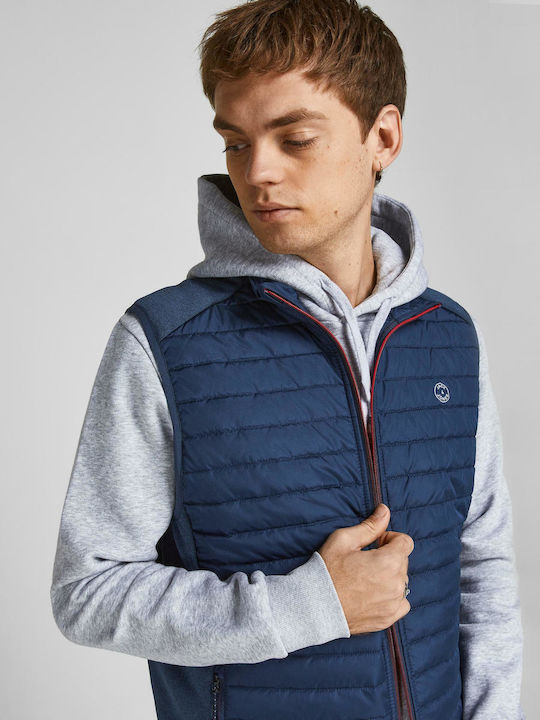 Αμάνικο Μπουφάν Puffer Navy Μπλε