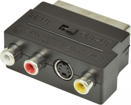 AvLink Конвертор Scart Мъжки към RCA / S-Video Женски 1 Брой 122.410UK