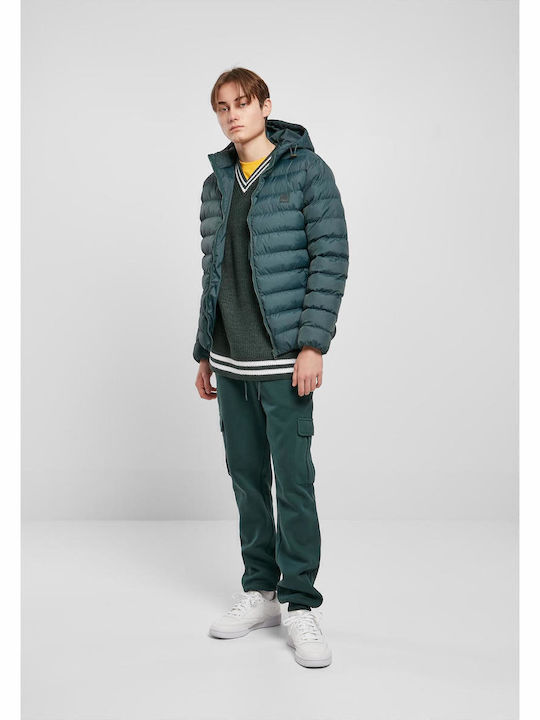 Bubble Χειμωνιάτικο Μπουφάν Puffer Bottlegreen