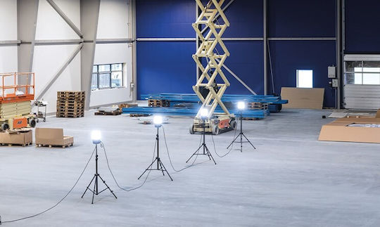 Scangrip Φακός Συνεργείου Ρεύματος LED IP54 με Φωτεινότητα έως 4000lm Area Lite Co