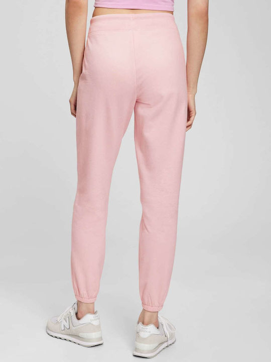 GAP Women's Jogger Sweatpants Pink Fleece