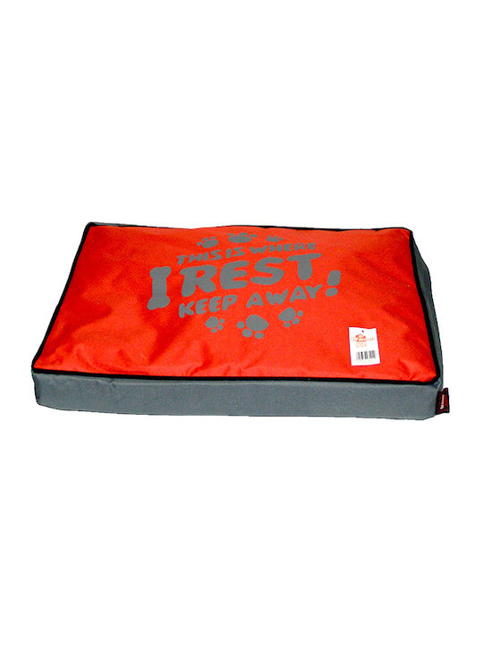 Pet Interest Indoor Mattress Dog Red 80x60cm. 0310-M-RED