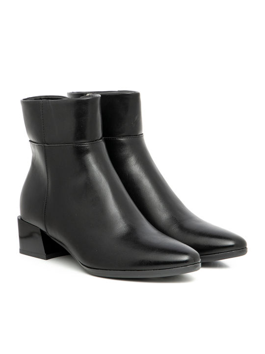 Women's Ankle Boots with Medium Heel Black