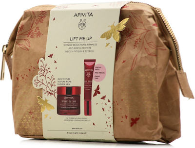 Apivita Lift Me Up Wine Elixir Rich Σετ Περιποίησης με Κρέμα Προσώπου και Κρέμα Ματιών για Λιπαρές Επιδερμίδες