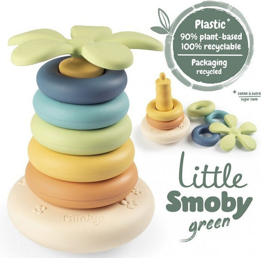 Smoby Играчка за подреждане Roly Poly Pyramid за 12++ месеца