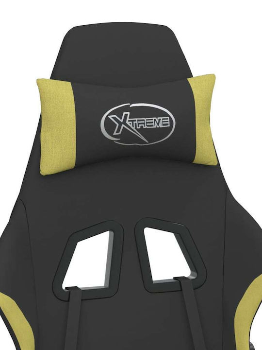 vidaXL 345475 Scaun Gaming Negru / Verde Deschis