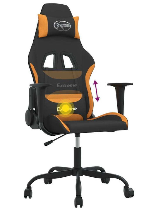 vidaXL 345474 Gaming Stuhl Black / Dark Yellow