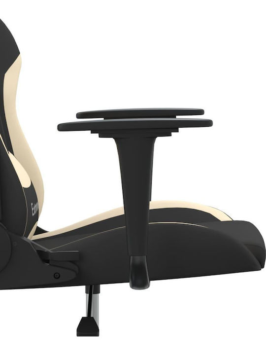 vidaXL 345469 Gaming Stuhl Black / Crem